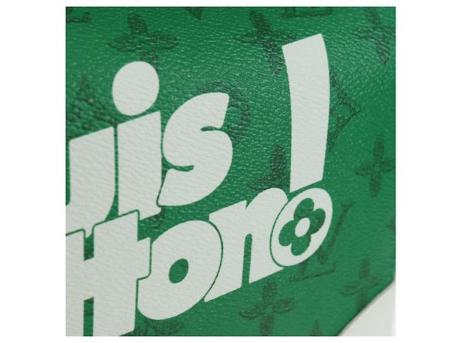 LOUIS VUITTON Borsa a Spalla Monogram Everyday Verde M80815 LV Auth 177980SM Monogramma - vista 20