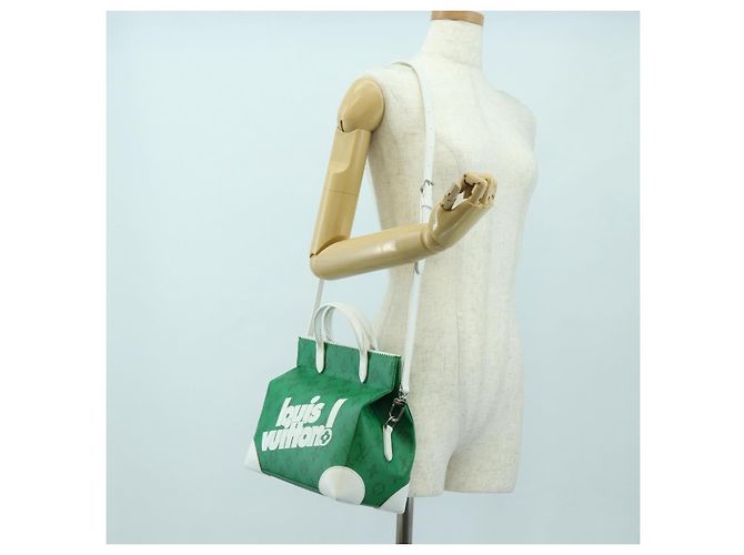 LOUIS VUITTON Borsa a Spalla Monogram Everyday Verde M80815 LV Auth 177980SM Monogramma - vista 25