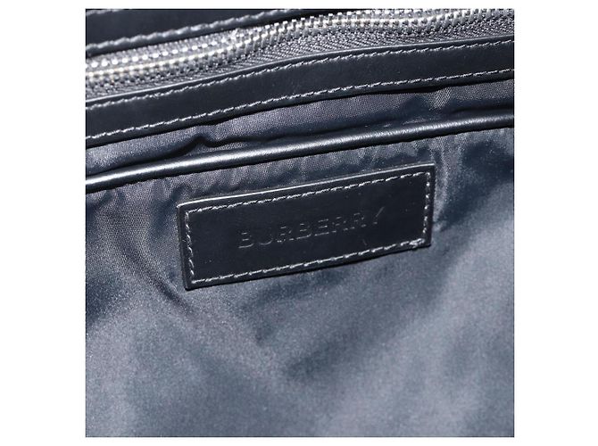 Zaino BURBERRY Nylon Rosa Argento Auth bs35010 - vista 20