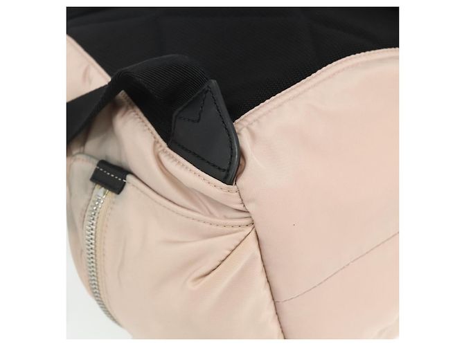 Zaino BURBERRY Nylon Rosa Argento Auth bs35010 - vista 9