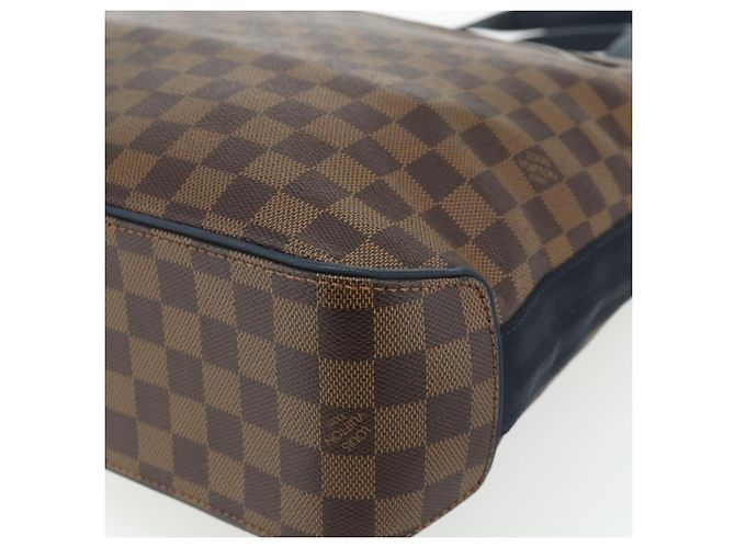 LOUIS VUITTON Borsa Tote Herald Damier Ebene N41255 LV Auth ka4237 - vista 15