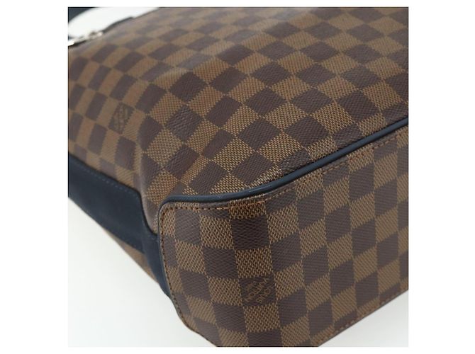 LOUIS VUITTON Borsa Tote Herald Damier Ebene N41255 LV Auth ka4237 - vista 16
