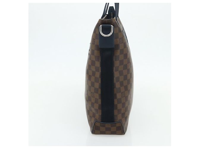 LOUIS VUITTON Borsa Tote Herald Damier Ebene N41255 LV Auth ka4237 - vista 3
