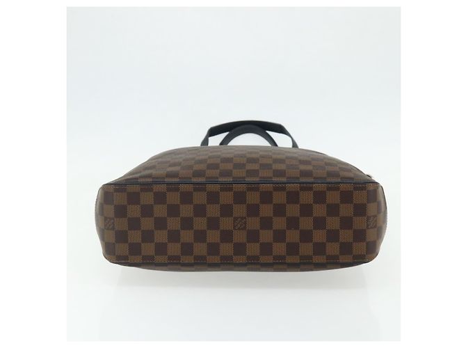 LOUIS VUITTON Borsa Tote Herald Damier Ebene N41255 LV Auth ka4237 - vista 5