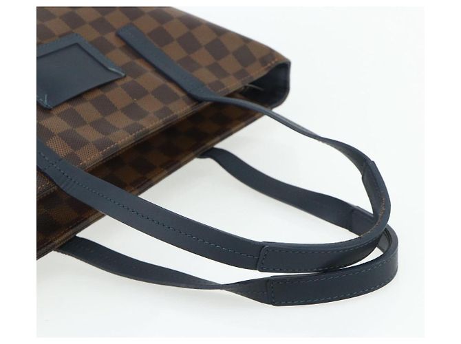 LOUIS VUITTON Borsa Tote Herald Damier Ebene N41255 LV Auth ka4237 - vista 7