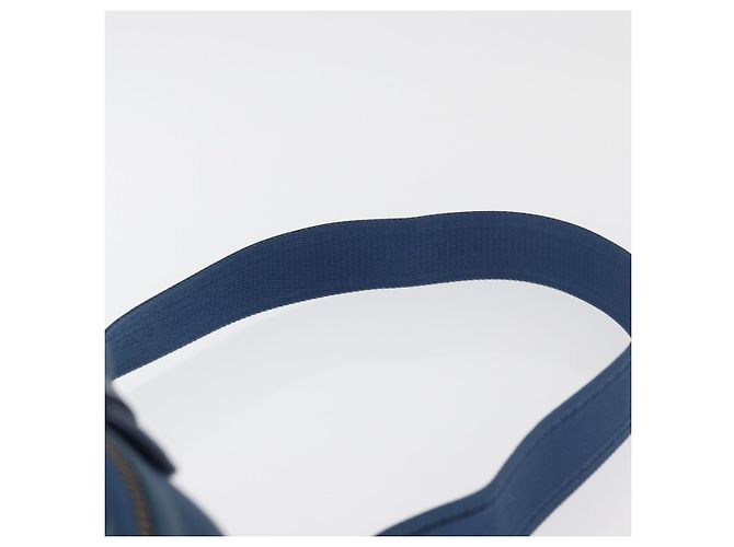 LOUIS VUITTON Damier Infini Ambreil Bag Leather Blue N41354 LV Auth 178019A - vista 15