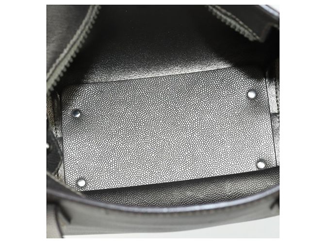 Borsa a mano Salvatore Ferragamo Gancini Pelle Bronzo Argento Auth ka4175 Prata Bronze - vista 11
