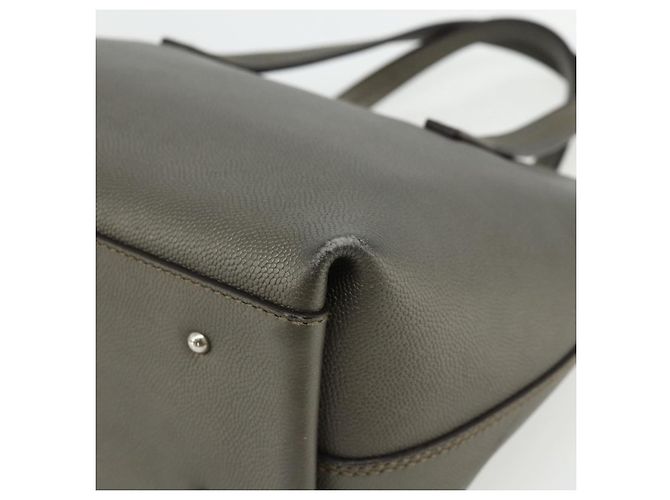 Borsa a mano Salvatore Ferragamo Gancini Pelle Bronzo Argento Auth ka4175 Prata Bronze - vista 16