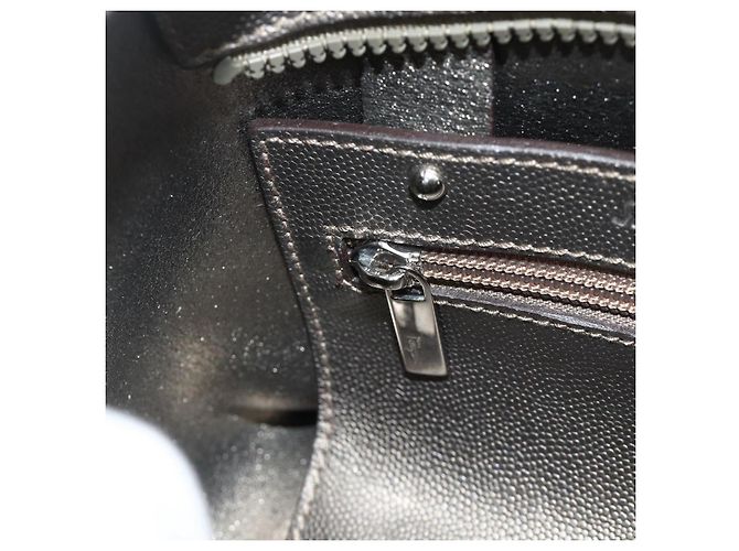 Borsa a mano Salvatore Ferragamo Gancini Pelle Bronzo Argento Auth ka4175 Prata Bronze - vista 21