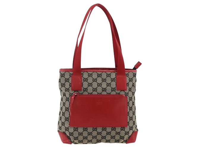 Borsa Tote GUCCI GG Canvas Navy Silver 019 0402 3754 Auth 178006 Argento Blu navy - vista 13