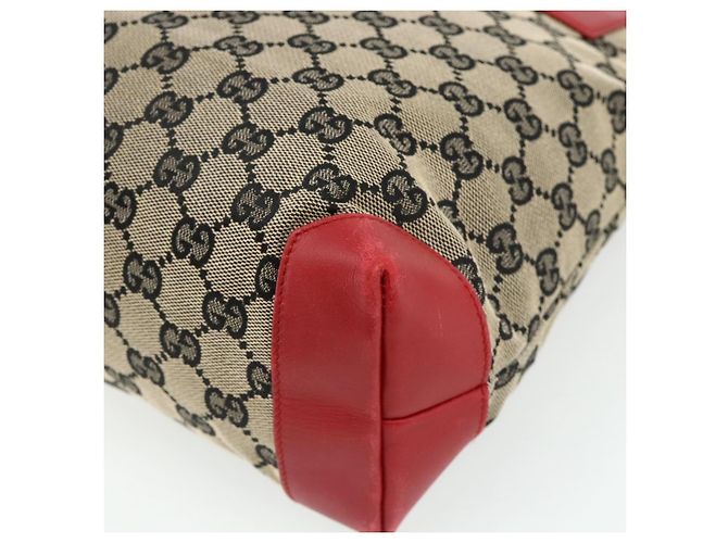 Borsa Tote GUCCI GG Canvas Navy Silver 019 0402 3754 Auth 178006 Argento Blu navy - vista 15