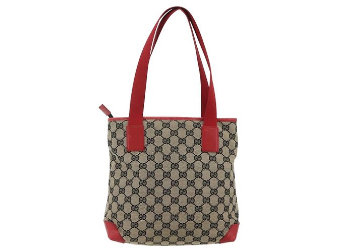 Borsa Tote GUCCI GG Canvas Navy Silver 019 0402 3754 Auth 178006 Argento Blu navy - vista 2
