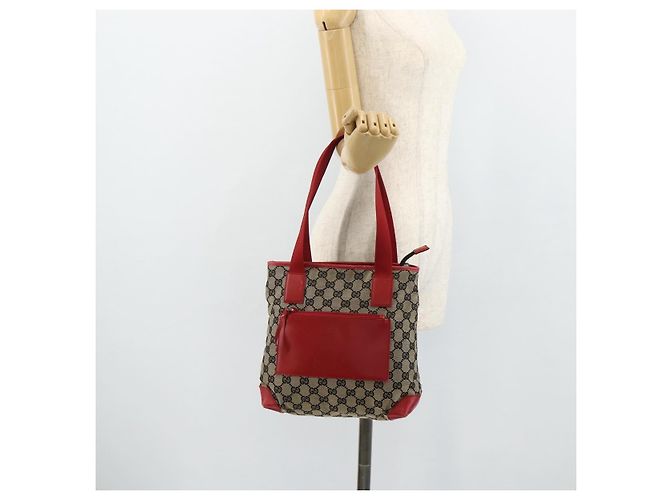 Borsa Tote GUCCI GG Canvas Navy Silver 019 0402 3754 Auth 178006 Argento Blu navy - vista 23