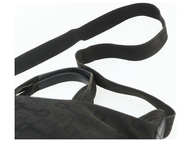 GUCCI Tote Bag Canvas 2way Schwarz Silber 240058 Auth bs34902 - Ansicht 14