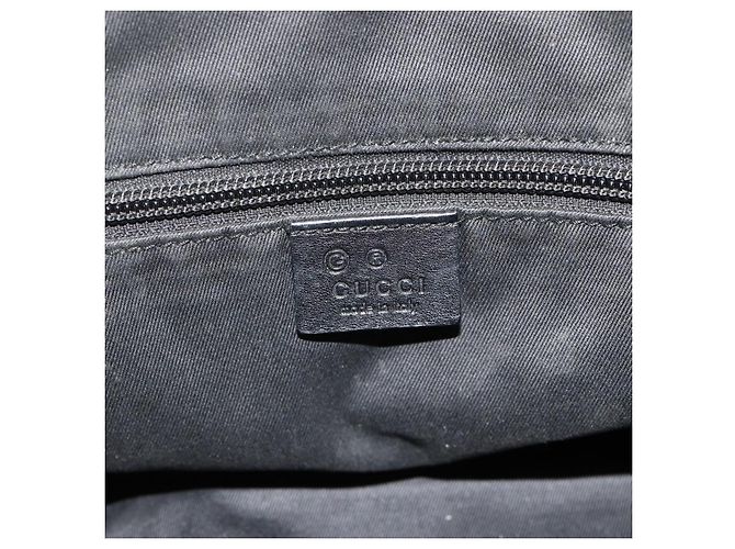GUCCI Tote Bag Canvas 2way Schwarz Silber 240058 Auth bs34902 - Ansicht 18