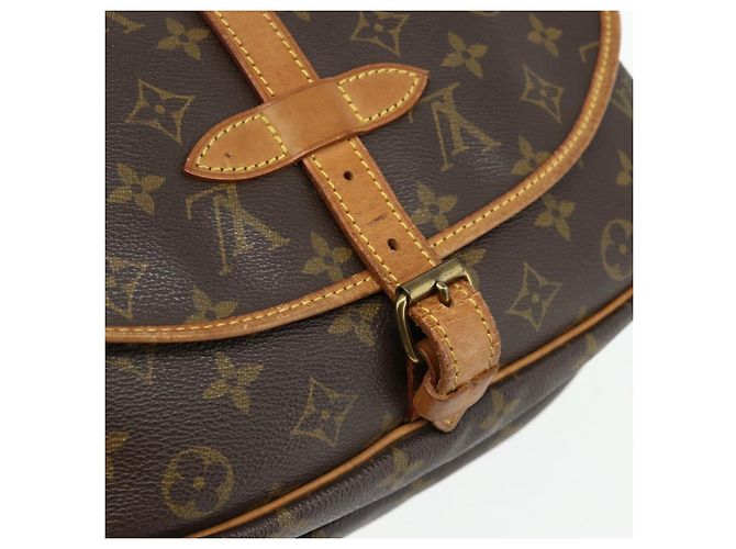 LOUIS VUITTON Borsa a Spalla Monogram Saumur 30 M42256 LV Auth ka4242 Monogramma - vista 18