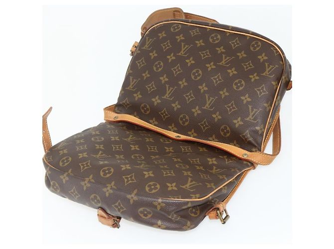 LOUIS VUITTON Borsa a Spalla Monogram Saumur 30 M42256 LV Auth ka4242 Monogramma - vista 19