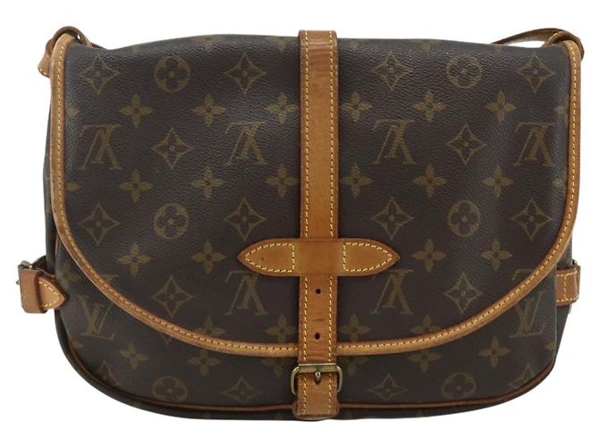 LOUIS VUITTON Borsa a Spalla Monogram Saumur 30 M42256 LV Auth ka4242 Monogramma - vista 2
