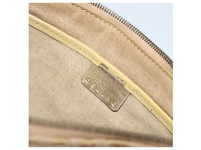 Céline Borsa a tracolla CELINE in scamosciato oro autentica 177291A D'oro - vista 10