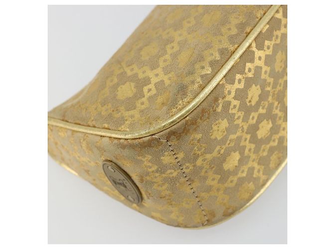 Céline Borsa a tracolla CELINE in scamosciato oro autentica 177291A D'oro - vista 14