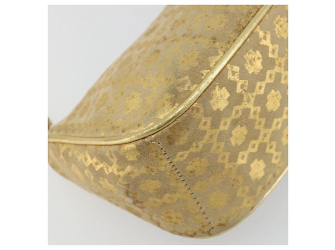 Céline Borsa a tracolla CELINE in scamosciato oro autentica 177291A D'oro - vista 16