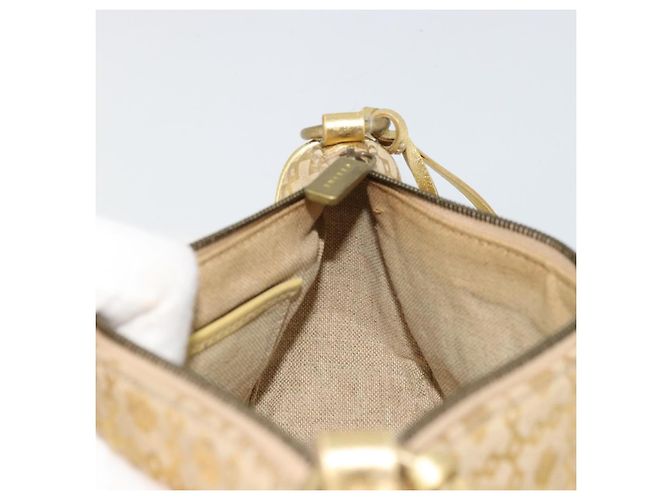 Céline Borsa a tracolla CELINE in scamosciato oro autentica 177291A D'oro - vista 19