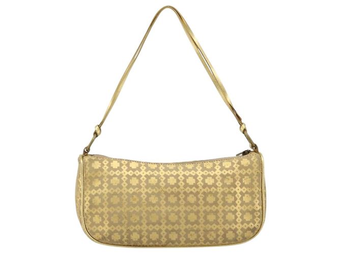 Céline Borsa a tracolla CELINE in scamosciato oro autentica 177291A D'oro - vista 2