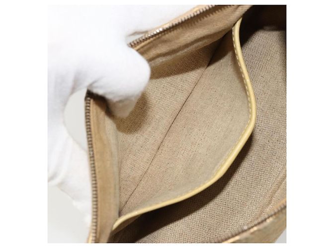Céline Borsa a tracolla CELINE in scamosciato oro autentica 177291A D'oro - vista 21