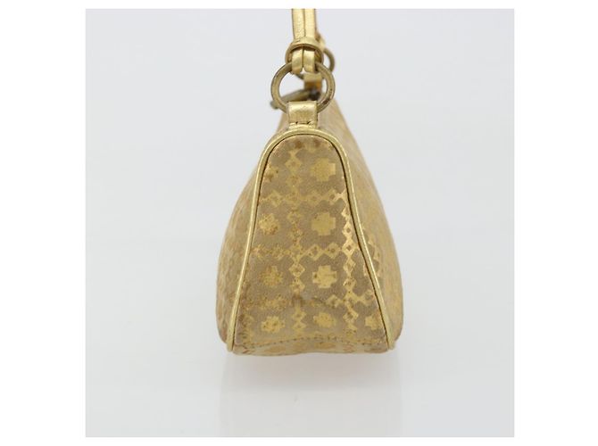 Céline Borsa a tracolla CELINE in scamosciato oro autentica 177291A D'oro - vista 3