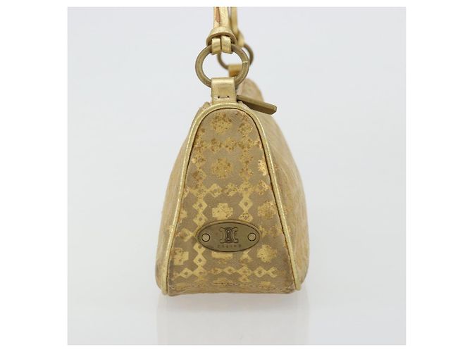 Céline Borsa a tracolla CELINE in scamosciato oro autentica 177291A D'oro - vista 4