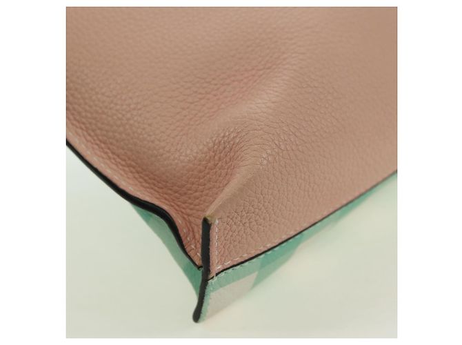 Borsa a Spalla LOEWE in Pelle Rosa Argento Auth 178498M - vista 15