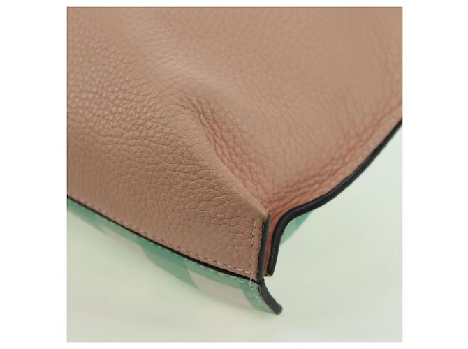 Borsa a Spalla LOEWE in Pelle Rosa Argento Auth 178498M - vista 16