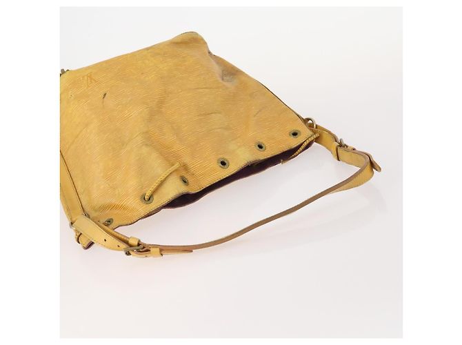 LOUIS VUITTON Borsa a Spalla Epi 3 Set Giallo Nero Marrone LV Auth 175673 - vista 5