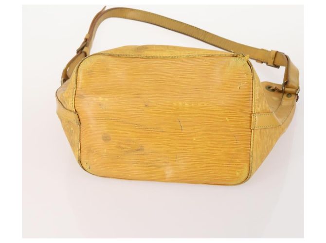 LOUIS VUITTON Borsa a Spalla Epi 3 Set Giallo Nero Marrone LV Auth 175673 - vista 7