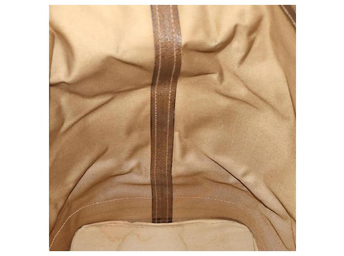GUCCI GG Supreme Web Sherry Line Boston Bag PVC Beige Oro Autentica ar13893 D'oro - vista 17