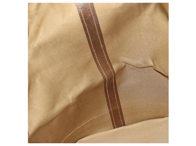 GUCCI GG Supreme Web Sherry Line Boston Bag PVC Beige Oro Autentica ar13893 D'oro - vista 18