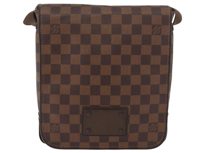 LOUIS VUITTON Borsa a Spalla Damier Ebene Brooklyn PM N51210 LV Auth bs35054 - vista 13