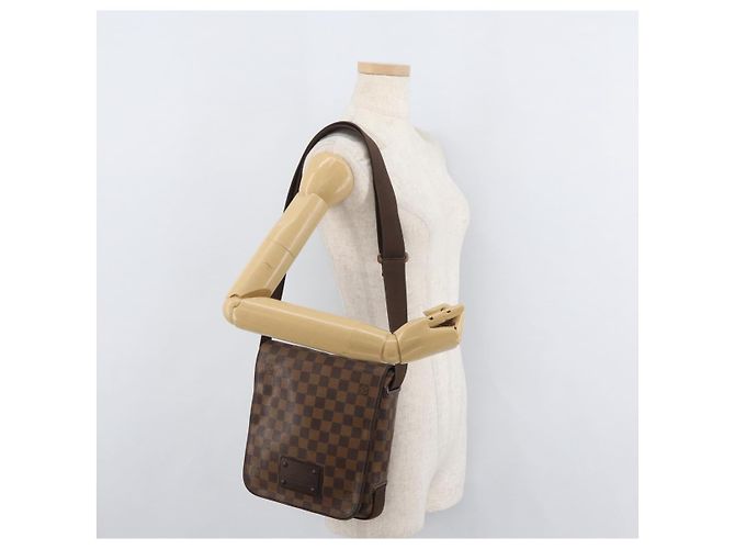 LOUIS VUITTON Borsa a Spalla Damier Ebene Brooklyn PM N51210 LV Auth bs35054 - vista 22
