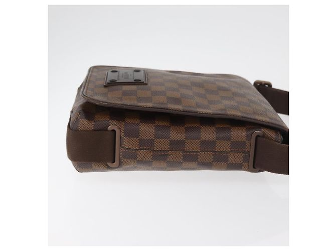 LOUIS VUITTON Borsa a Spalla Damier Ebene Brooklyn PM N51210 LV Auth bs35054 - vista 3