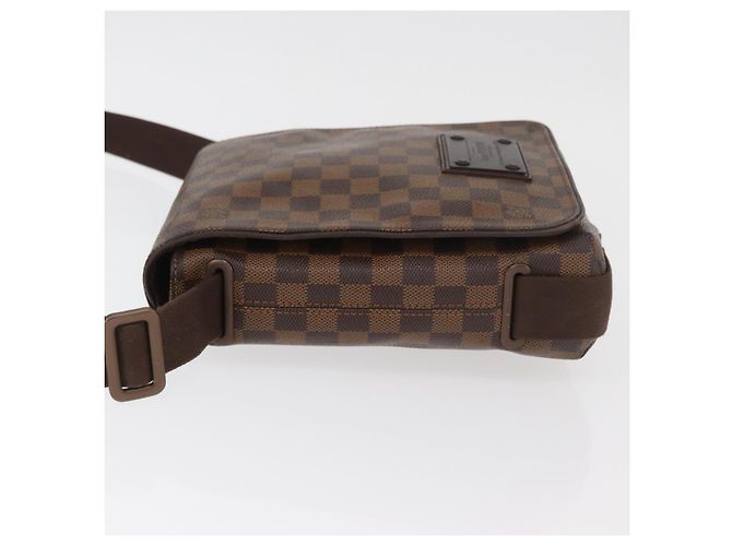 LOUIS VUITTON Borsa a Spalla Damier Ebene Brooklyn PM N51210 LV Auth bs35054 - vista 4