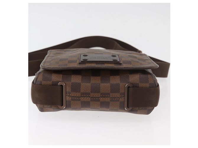 LOUIS VUITTON Borsa a Spalla Damier Ebene Brooklyn PM N51210 LV Auth bs35054 - vista 5