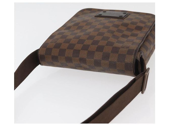 LOUIS VUITTON Borsa a Spalla Damier Ebene Brooklyn PM N51210 LV Auth bs35054 - vista 6