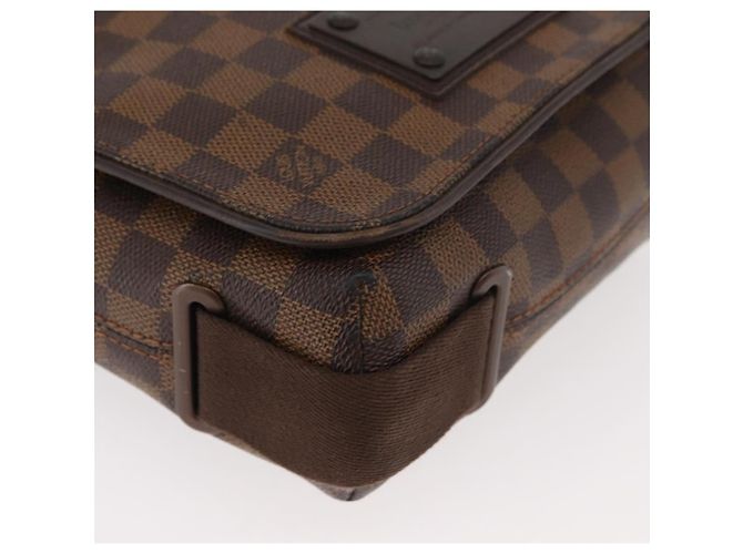 LOUIS VUITTON Borsa a Spalla Damier Ebene Brooklyn PM N51210 LV Auth bs35054 - vista 9