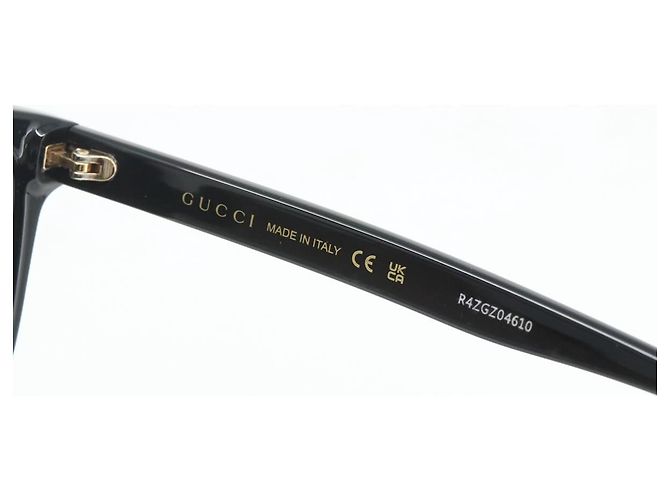Occhiali da sole GUCCI in plastica Nero Auth BAZ297A - vista 10