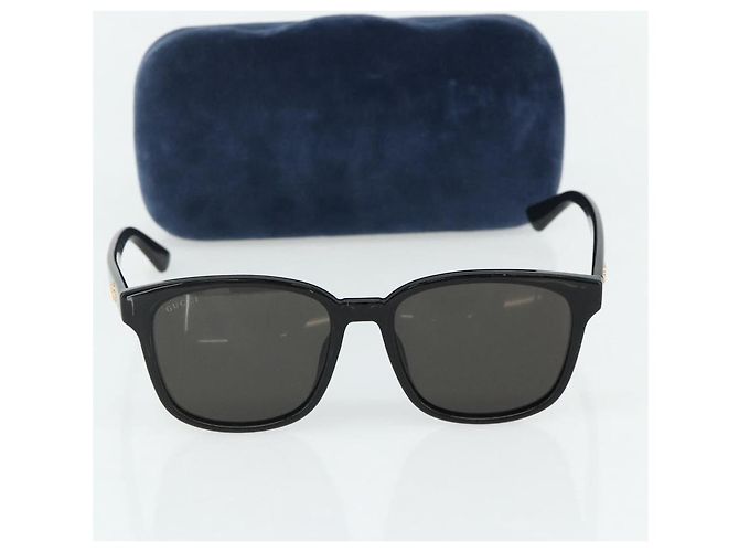 Occhiali da sole GUCCI in plastica Nero Auth BAZ297A - vista 12
