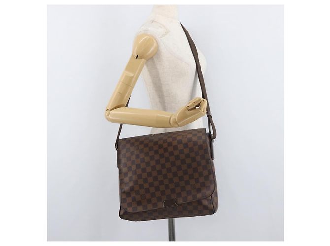 LOUIS VUITTON Borsa a Spalla District MM Damier Ebene N41212 LV Auth bs34791 - vista 24