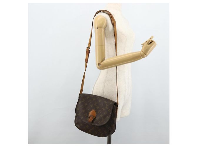 LOUIS VUITTON Borsa a Spalla Monogram Saint Cloud GM M51242 LV Auth 178676 Monogramma - vista 26