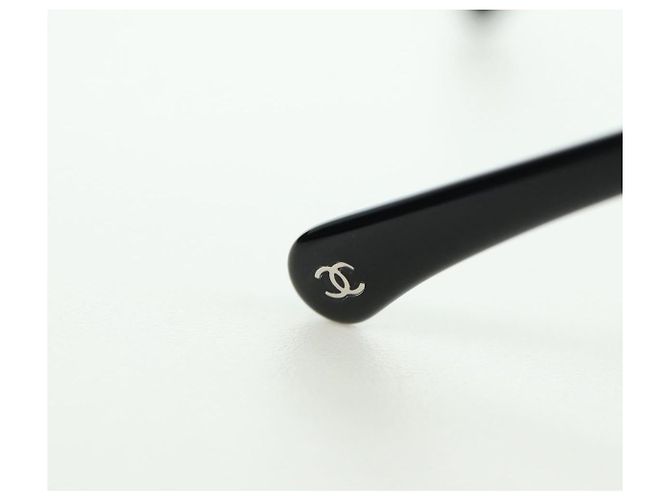 CHANEL Sonnenbrille Metall Silberton 4242 CC Auth 177100V - Ansicht 14