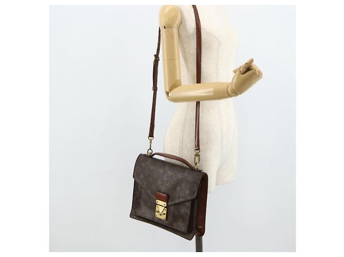 LOUIS VUITTON Borsa Monogram Monceau 28 M51185 LV Auth 178562 Monogramma - vista 26