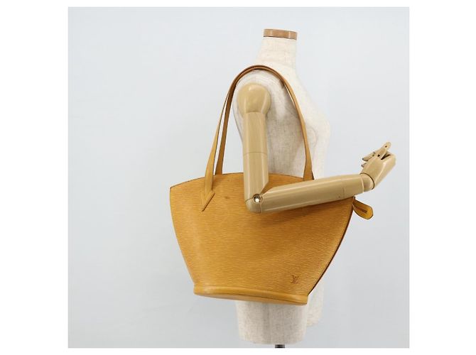 LOUIS VUITTON Epi Saint Jacques Shopping Bag Giallo M52269 LV Auth ka4227 - vista 22